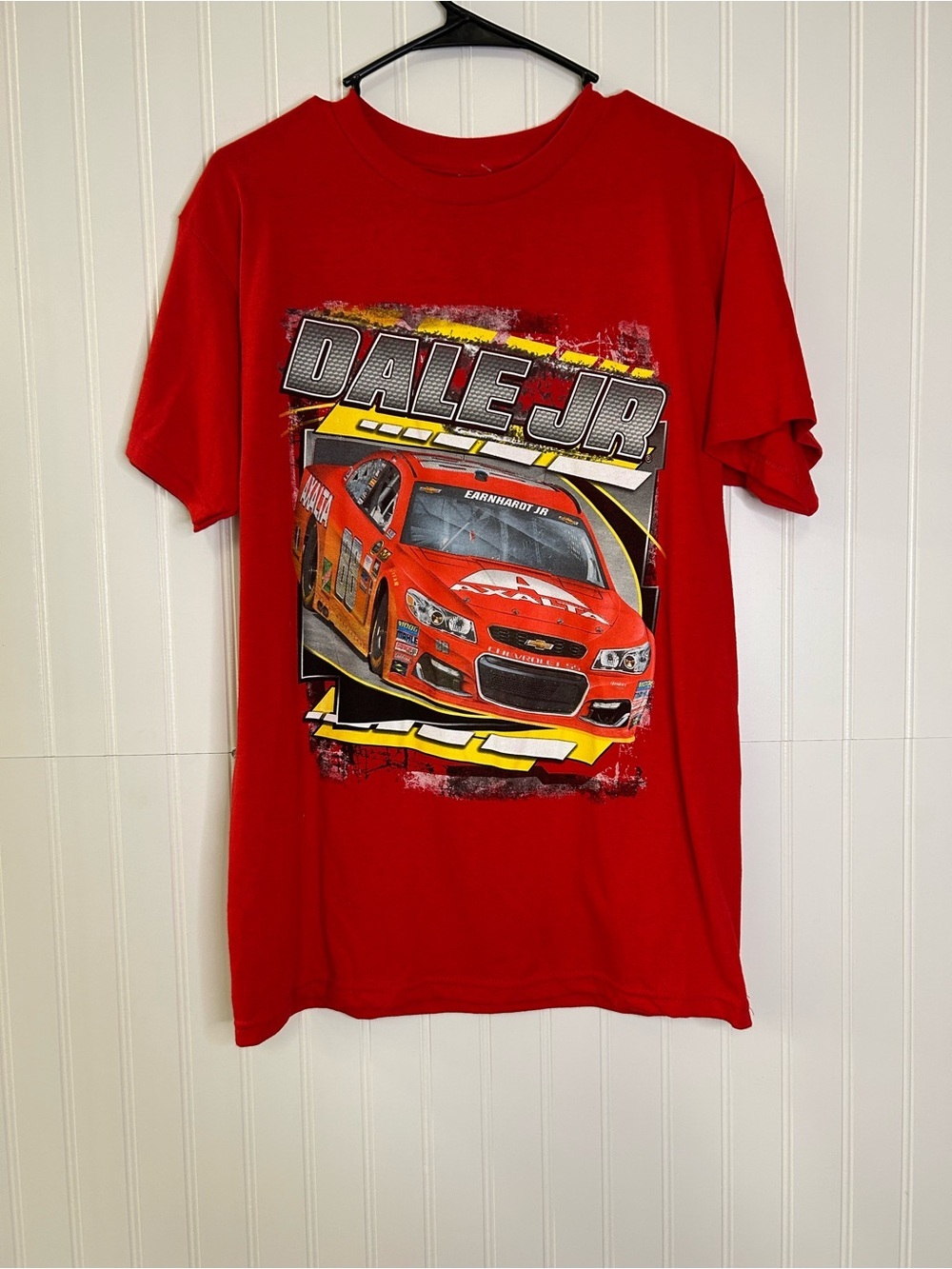 Dale Jr. Red Graphic Racing T‑Shirt Size Medium - Picture 1 of 5